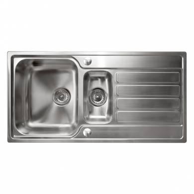 Preview of the first image of EDEN 1.5L NEW BOXED S/S KITCHEN SINK-HALF BOWL-WOW-.