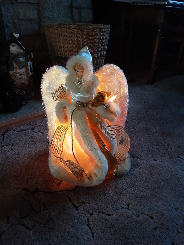 Preview of the first image of Fibre optic Christmas angel.