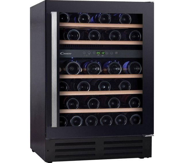 Preview of the first image of CANDY 46 BOTTLE DUAL ZONE WINE COOLER BLACK-UV PROTECTION-.