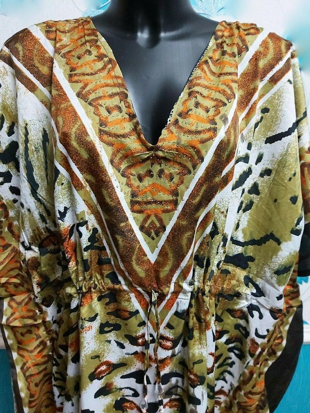 Image 2 of Brand New withTags Ladies Leopard Print Kaftan
