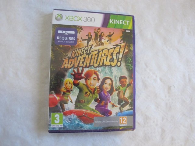 Preview of the first image of Kinect Adventures Xbox 360 Game BRAND NEW SEALED.