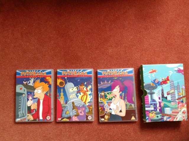 Preview of the first image of FUTURAMA Season One DVD Box Set.