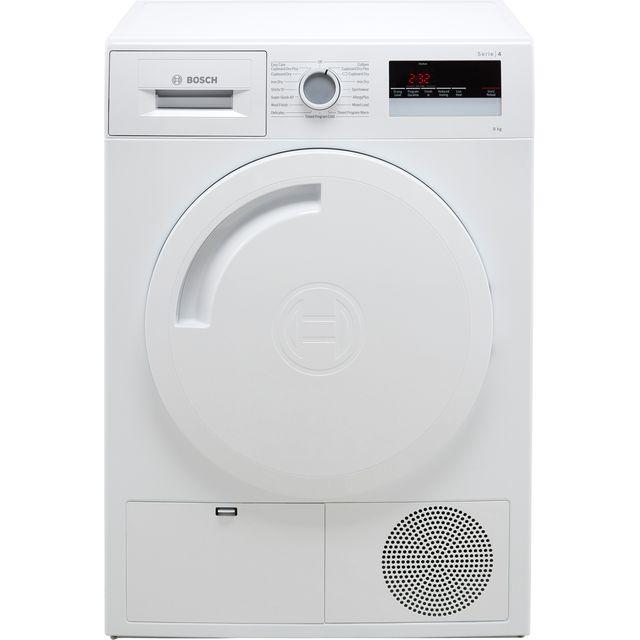 Preview of the first image of BOSCH SERIE 4 WHITE LED CONDENSER 8KG TUMBLE DRYER-NEW.