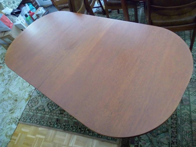 Image 3 of Dining TABLE, extending AS NEW stunning RETRO vintage £200
