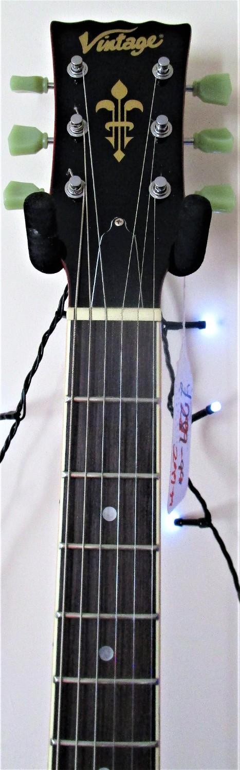 Image 2 of VINTAGE VSA500CR Semi - Acoustic Quality New Strings and Set