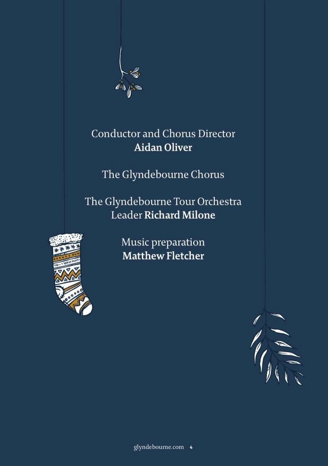 Image 3 of Christmas Concert, Glyndebourne Programme, 2020
