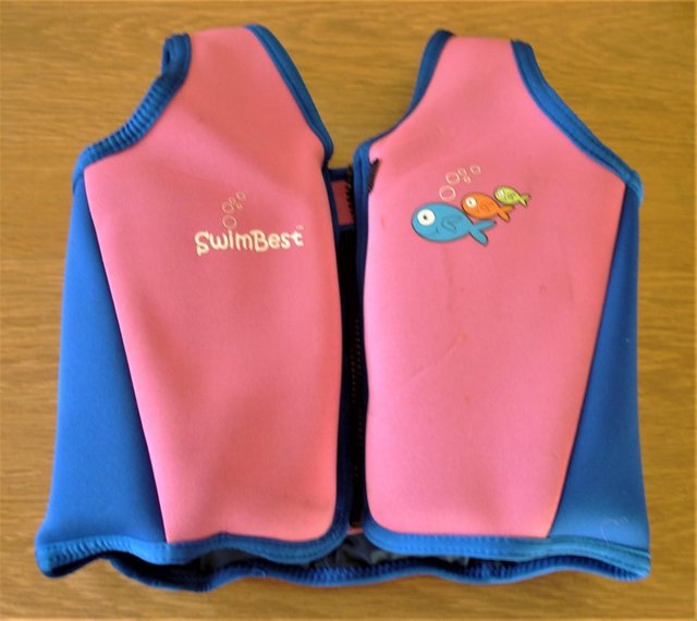 Image 2 of Brand New Girl's Swimming Costume, Buoyant Aid & 2 Arm Bands
