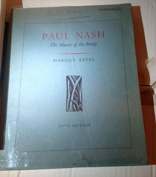Preview of the first image of Paul Nash - Master Of The Image (Uncorrected Copy).
