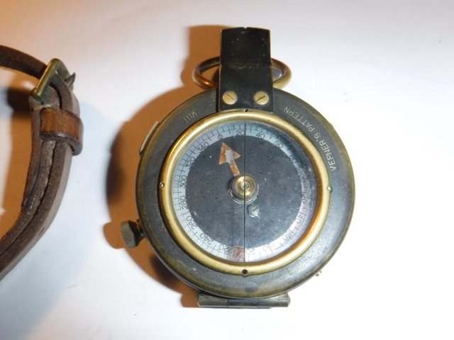 Image 3 of Antique Hand Bearing Compass