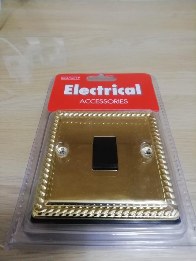 Preview of the first image of New Brass Light Switch.