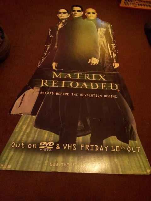 Image 5 of MATRIX Reloaded, Large, Promo Cut Out Poster, Original