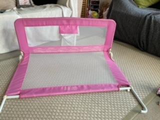 Preview of the first image of TOMY Children’s Bed Guard in Pink.