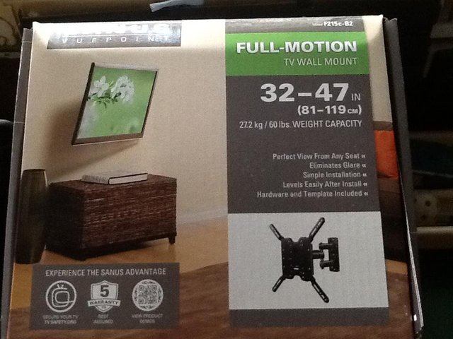 Preview of the first image of Full motion Television walled Mount.