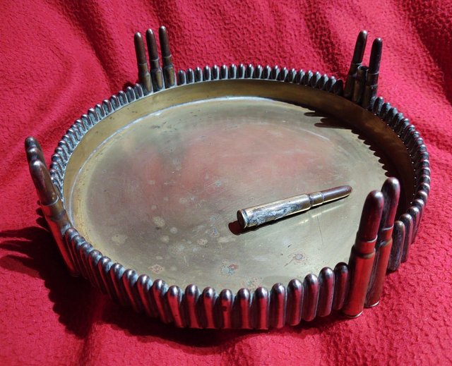 Image 2 of Unusual Trench Art Bullet Tray