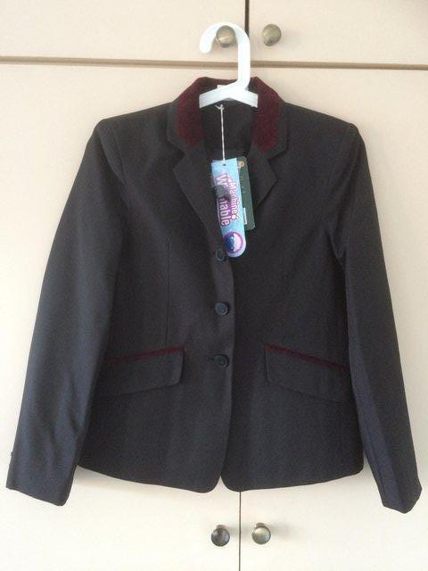 Preview of the first image of CHILDS DUBLIN ATHERSTONE BLACK SHOW JACKET SIZE 14/30in-NEW.