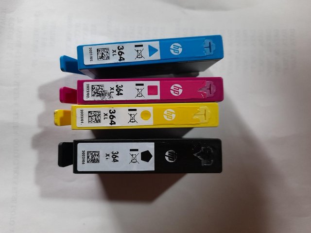 Preview of the first image of 4 x hp 364XL Print Cartridges. R - Bl - Y and Black.