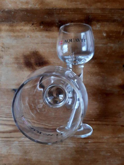 Image 2 of 2 NEW BOXED AQUAVIT GLASSES FROM NORWAY