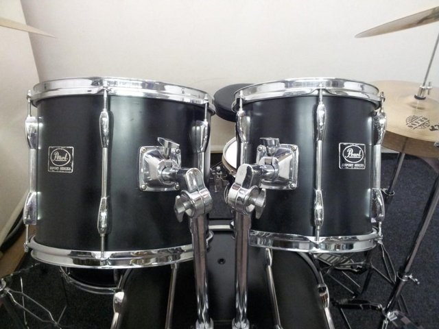 Image 2 of Retired drum teacher has a Pearl Export drum kit for sale.