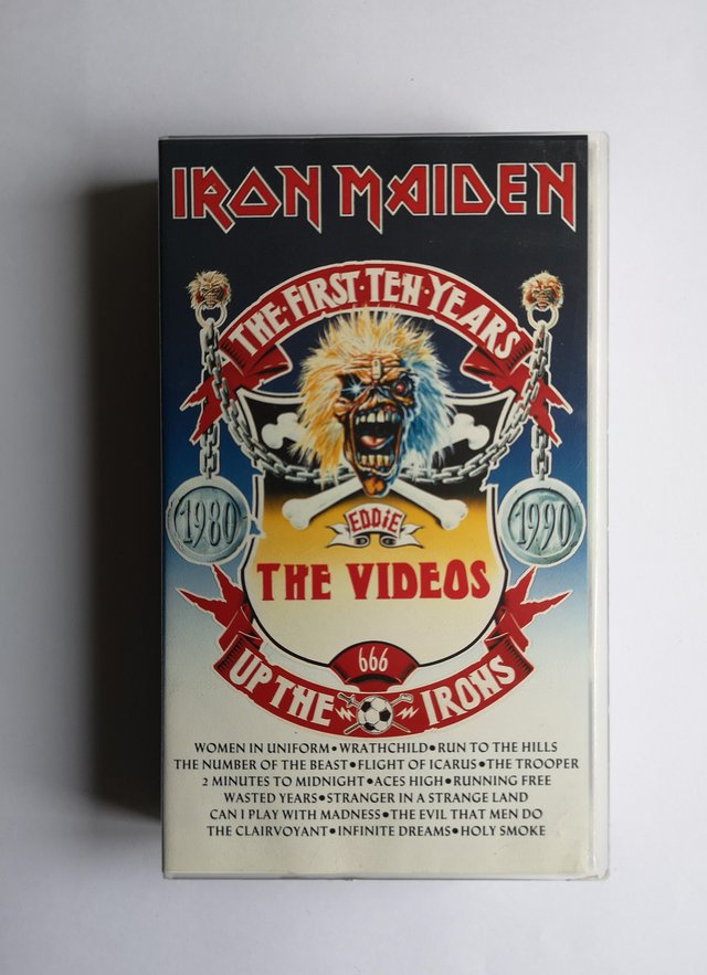 Image 2 of Iron Maiden The first ten years 1980-1990 VHS video