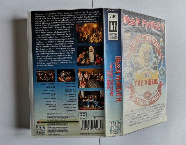 Image 3 of Iron Maiden The first ten years 1980-1990 VHS video