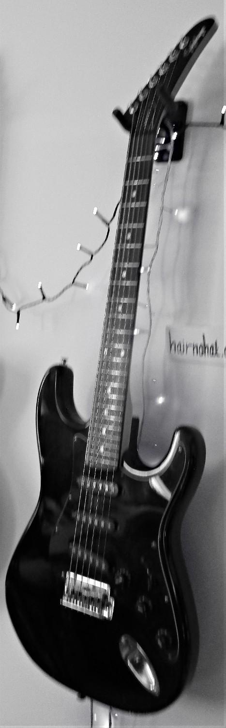 Image 3 of The EPIPHONE STRATOCASTER.vgc in Immaculate Black