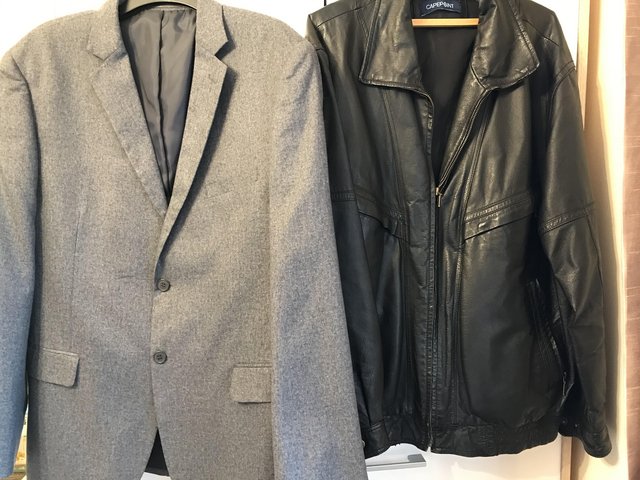 Preview of the first image of Mens , jackets , coats , shirts , cardigan,trousers & footwe.