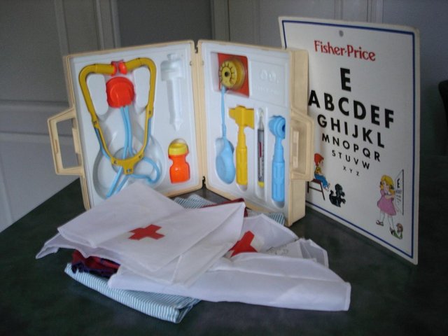Preview of the first image of FISHER-PRICE VINTAGE MEDICAL KIT.
