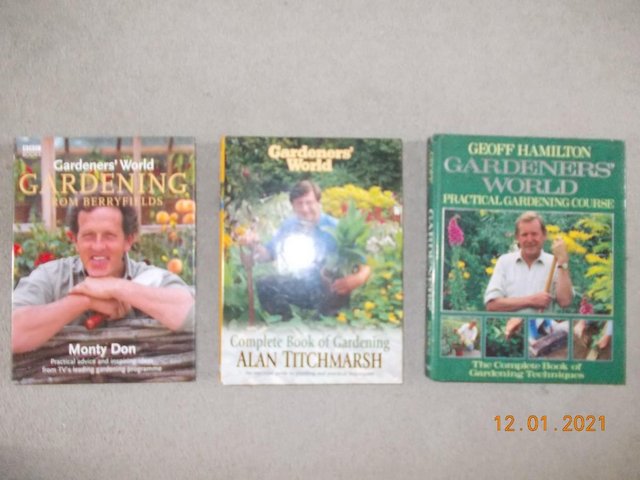Preview of the first image of Gardeners World hardback books x 3.