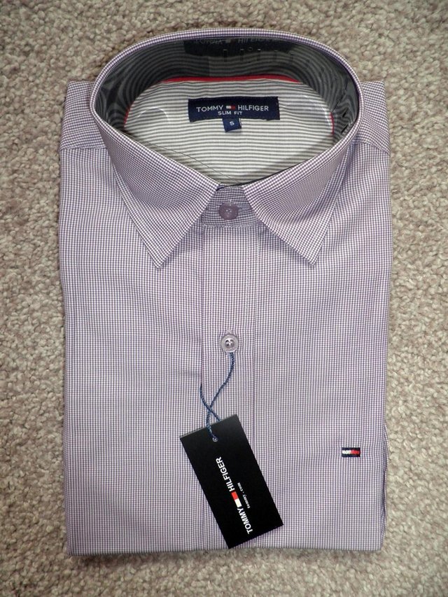 Preview of the first image of TOMMY HILFIGER SLIM FIT LONG-SLEEVED SHIRT.