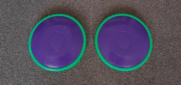 Preview of the first image of Dyson DC08/DC19 Purple/Lime Clip On Wheels   BX4.