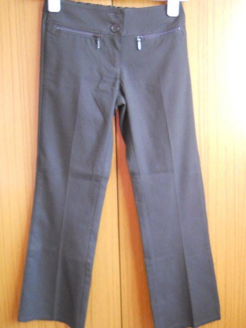 Preview of the first image of Girl's Black Trousers - Age 9 Years Marks and Spencer.