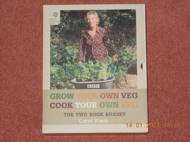 Preview of the first image of Carol Klein Grow & Cook Your Own Veg 2 Book Box Set.