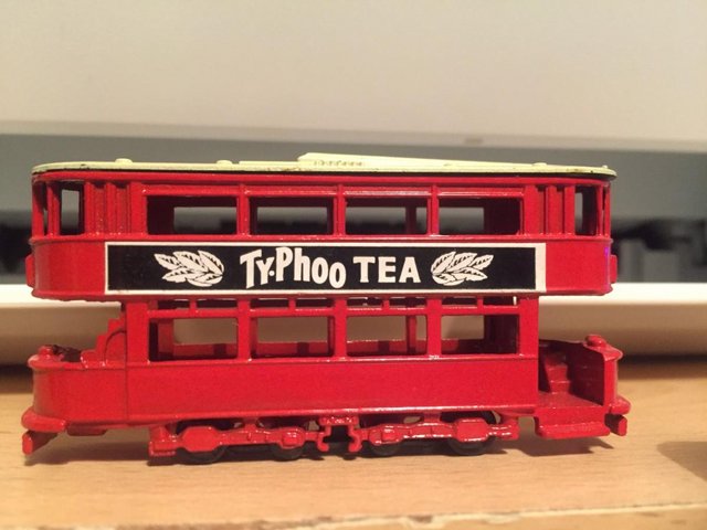 Preview of the first image of MATCHBOX TOYS: TY-PHOO JUBILEE TRAM.