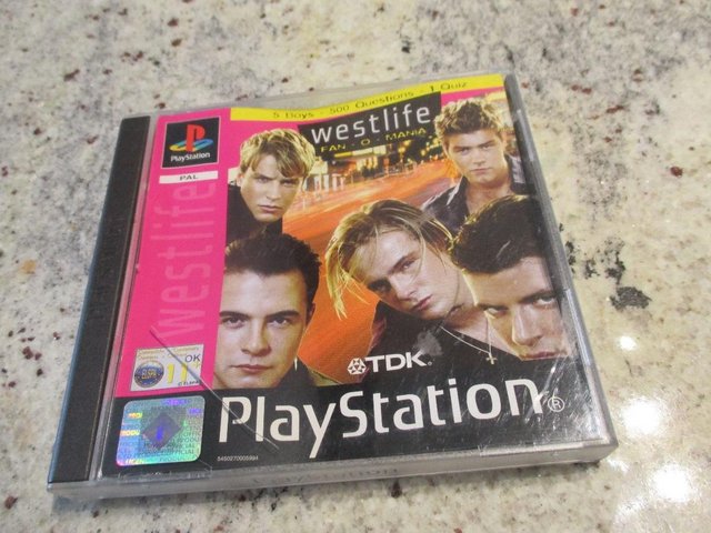 Preview of the first image of PlayStation Westlife Fan-O-Mania.