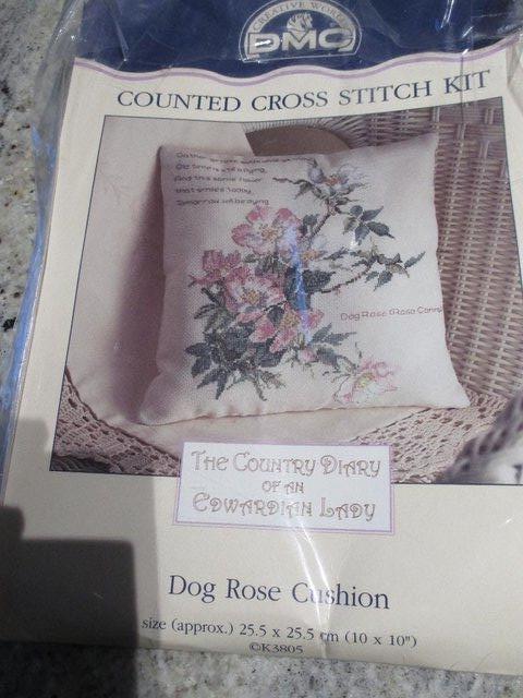 Preview of the first image of Counted Cross Stitch The Country Diary of an Edwardian Lady.