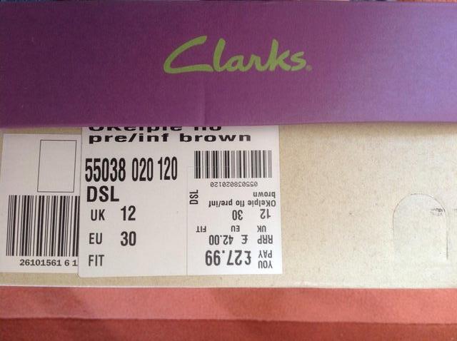 Image 5 of Young girls winter boots from Clarks Size 12