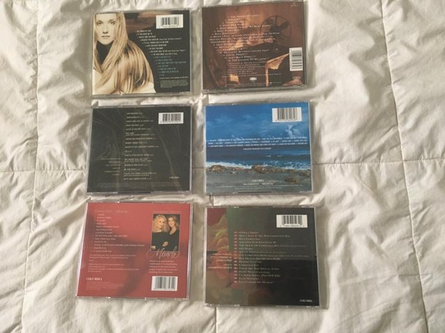 Preview of the first image of Celine Dion 6 CD’s £1.00 each.