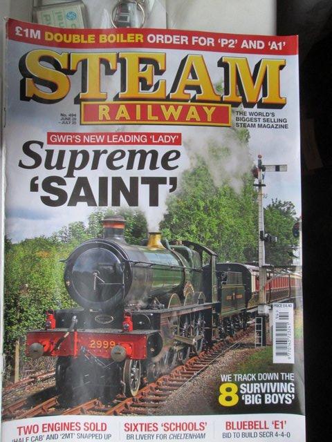 Preview of the first image of STEAM RAILWAY magazines 2015 full set.