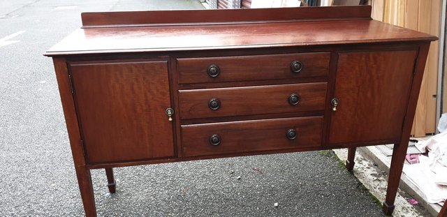 Preview of the first image of Mid Century Oak large  sideboard.