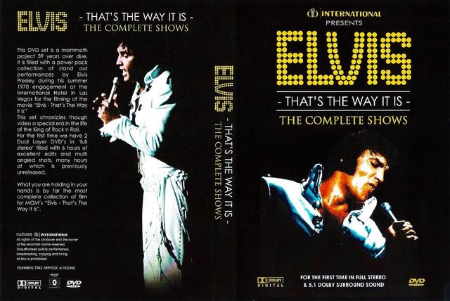 Preview of the first image of ELVIS THATS THE WAY IT IS THE COMPLETE SHOWS 2 DVD SET.