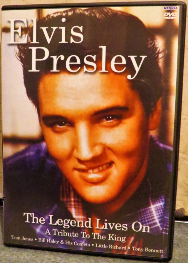 Preview of the first image of ELVIS PRESLEY THE LEGEND LIVES ON A TRIBUTE TO THE KING DVD.