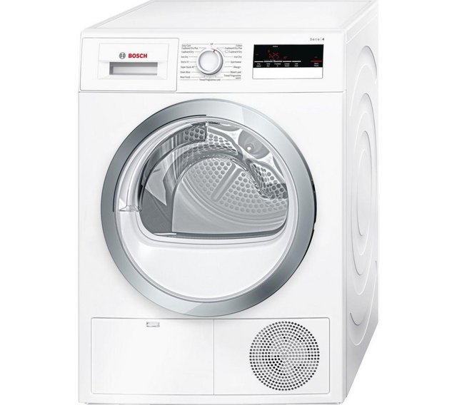 Preview of the first image of BOSCH SERIE 4 WHITE CONDENSOR SENSOR DRYER-15 PROGRAMMES-WOW.
