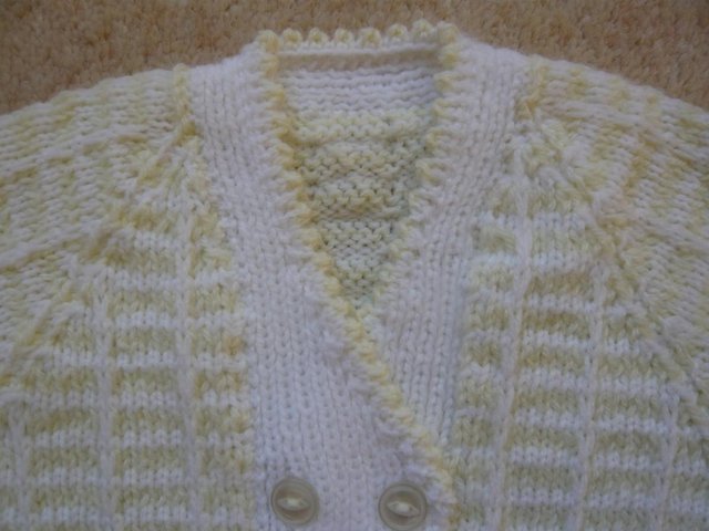 Image 3 of Cardigan - baby girl, hand knitted, new