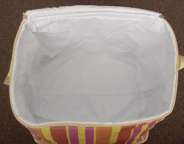 Image 3 of Vibrant Striped cooler bag, ideal for picnics, beer etc