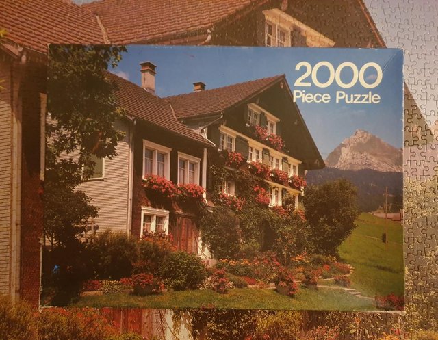 Image 2 of 2000 piece JIGSAW by ARROW Puzzles called TOGGENBURG, SWITZE