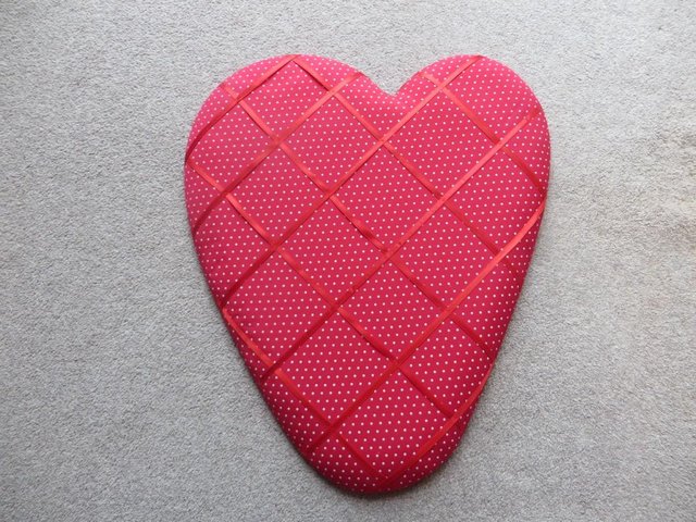 Preview of the first image of Lovely red wall hanging heart shaped.