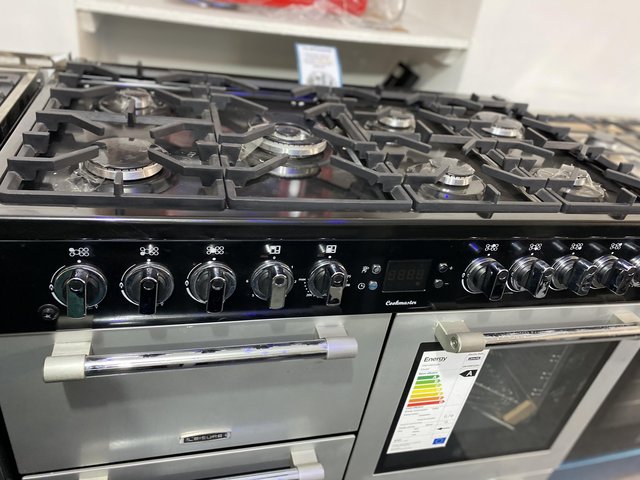 Image 3 of LEISURE COOKMASTER 100CM SILVER  DUAL FUEL COOKER -WOW (HD)