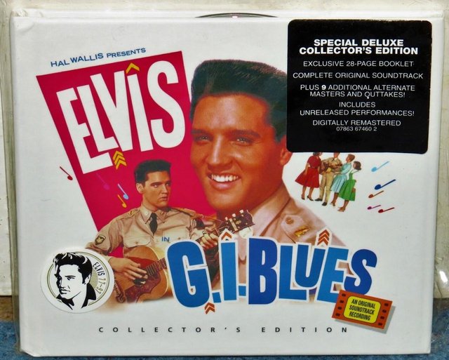 Preview of the first image of ELVIS PRESLEY G I BLUES SPECIAL COLLECTORS DELUX EDITION CD.