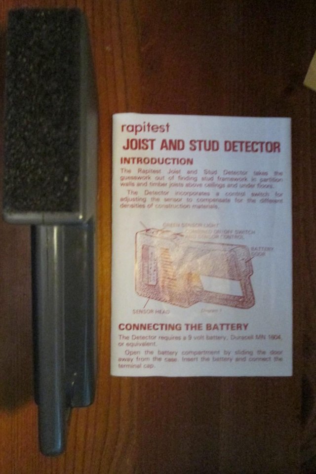 Image 2 of Rapitest Joist & Stud Detector (incl P&P)