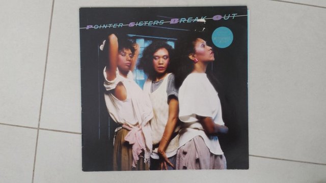 Preview of the first image of 1983 vinyl 12 inch LP, Break Out by Pointer Sisters (Planet).
